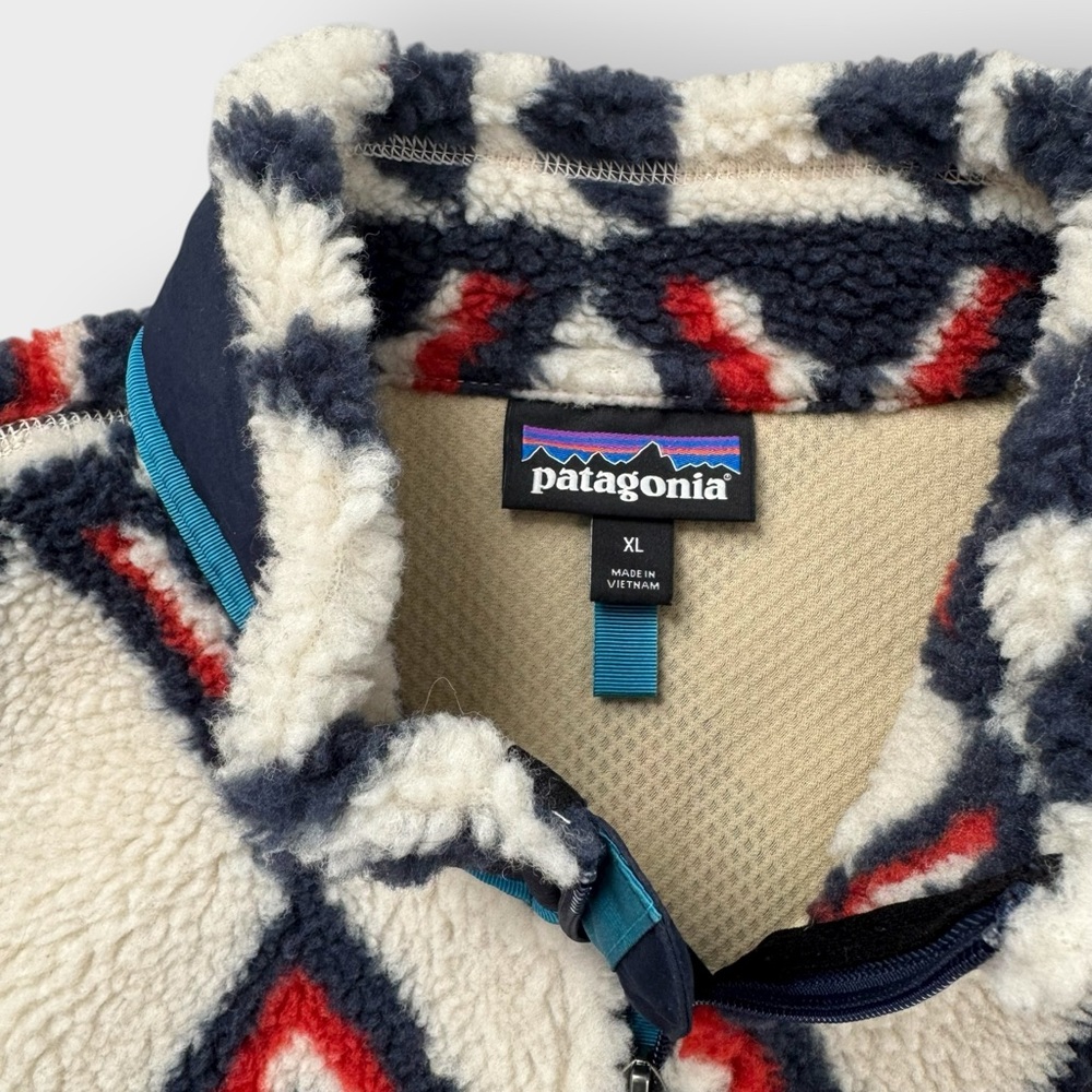 Like New: Retro-x Synchilla Aztec Fleece Women’s Patagonia Vest - Picture 4 of 5